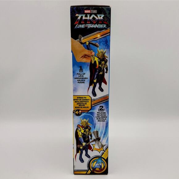 Hasbro Marvel StormBreaker Strike Thor, Thor Love and Thunder Action Figure New - Picture 2 of 6